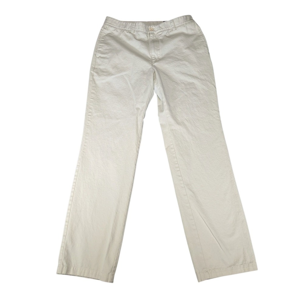 Vineyard Vines Mens Club Pant Khaki Stone Cotton Twill Chino 34x34 Straight Leg